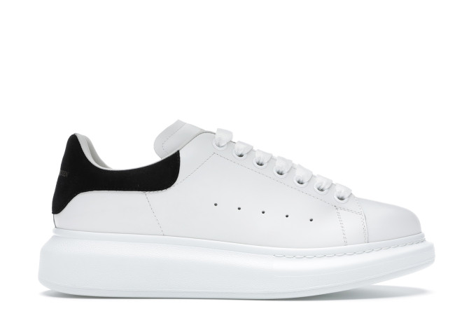 Alexander McQueen Oversized Ivory Black Suede (W)