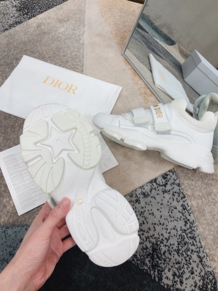 Dior D-Wonder Low White Calfskin (W)
