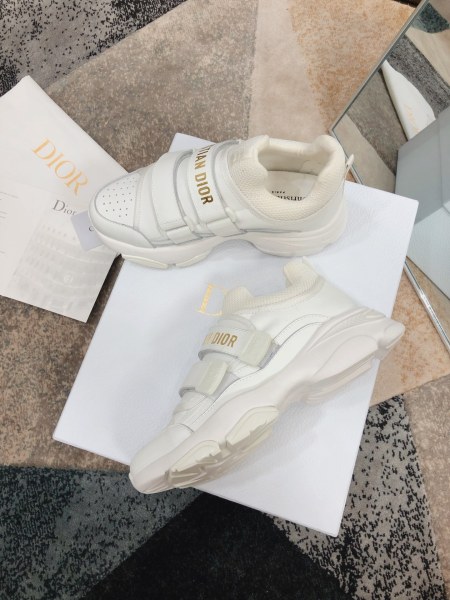 Dior D-Wonder Low White Calfskin (W)