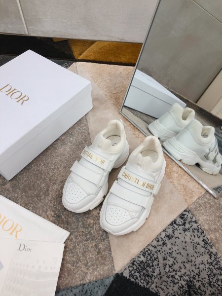 Dior D-Wonder Low White Calfskin (W)