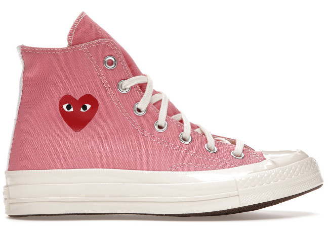 Converse Chuck Taylor All-Star 70s Hi Comme des Garcons Play Bright Pink