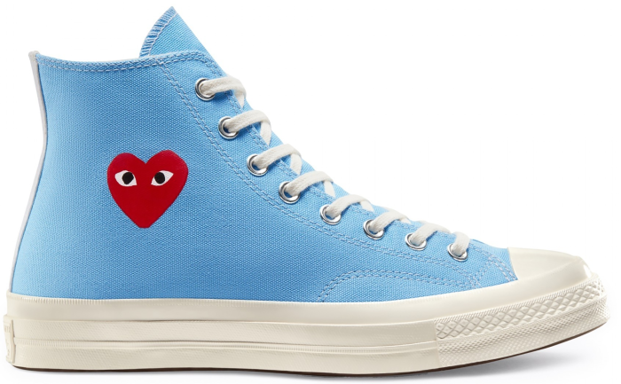 Converse Chuck Taylor All-Star 70s Hi Comme des Garcons Play Bright Blue