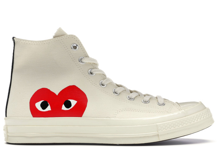 Converse Chuck Taylor All-Star 70s Hi Comme des Garcons PLAY White