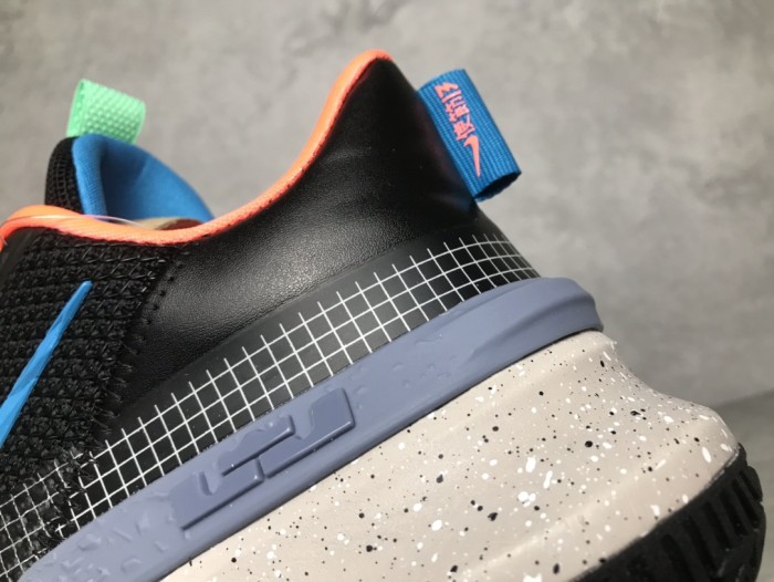 Nike LeBron Ambassador 13 Black Green Glow