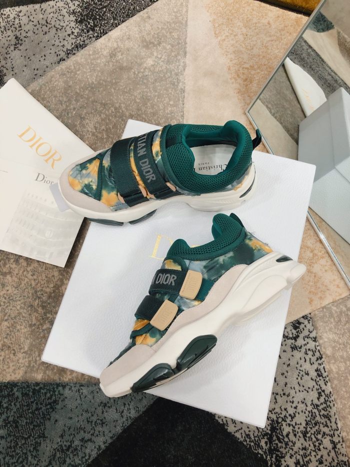 DIOR D Wander Low top Casual Shoes Women's Pine Green