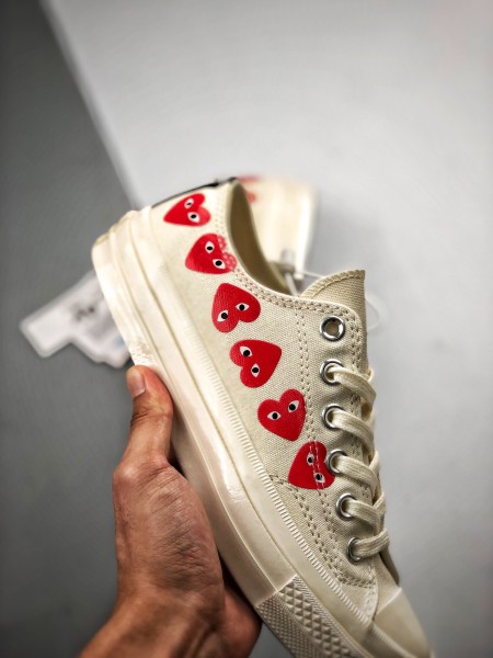 Converse Chuck Taylor All-Star 70s Ox Comme des Garcons Play Multi-Heart White