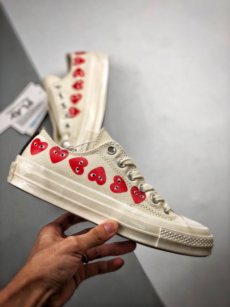 Converse Chuck Taylor All-Star 70s Ox Comme des Garcons Play Multi-Heart White