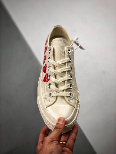 Converse Chuck Taylor All-Star 70s Ox Comme des Garcons Play Multi-Heart White