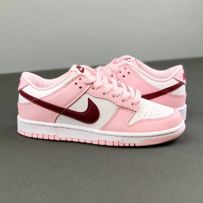 Nike Dunk Low Pink Foam Red White (GS)