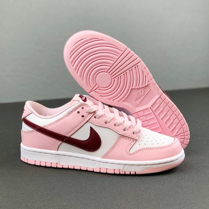 Nike Dunk Low Pink Foam Red White (GS)