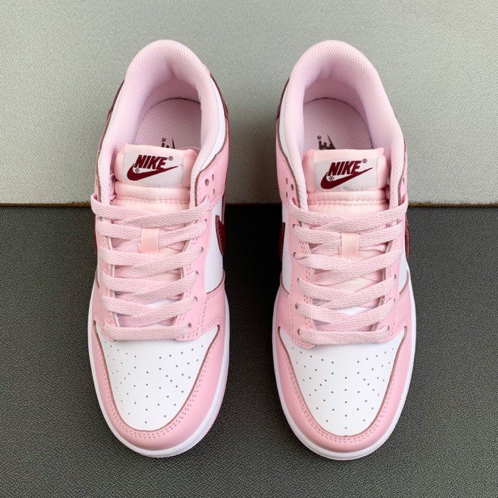 Nike Dunk Low Pink Foam Red White (GS)