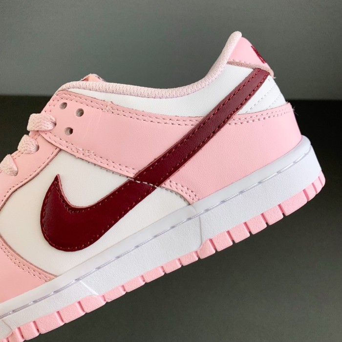 Nike Dunk Low Pink Foam Red White (GS)