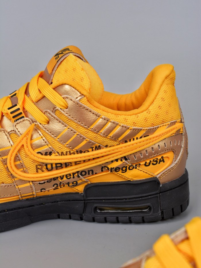 Nike Air Rubber Dunk Off-White University Gold