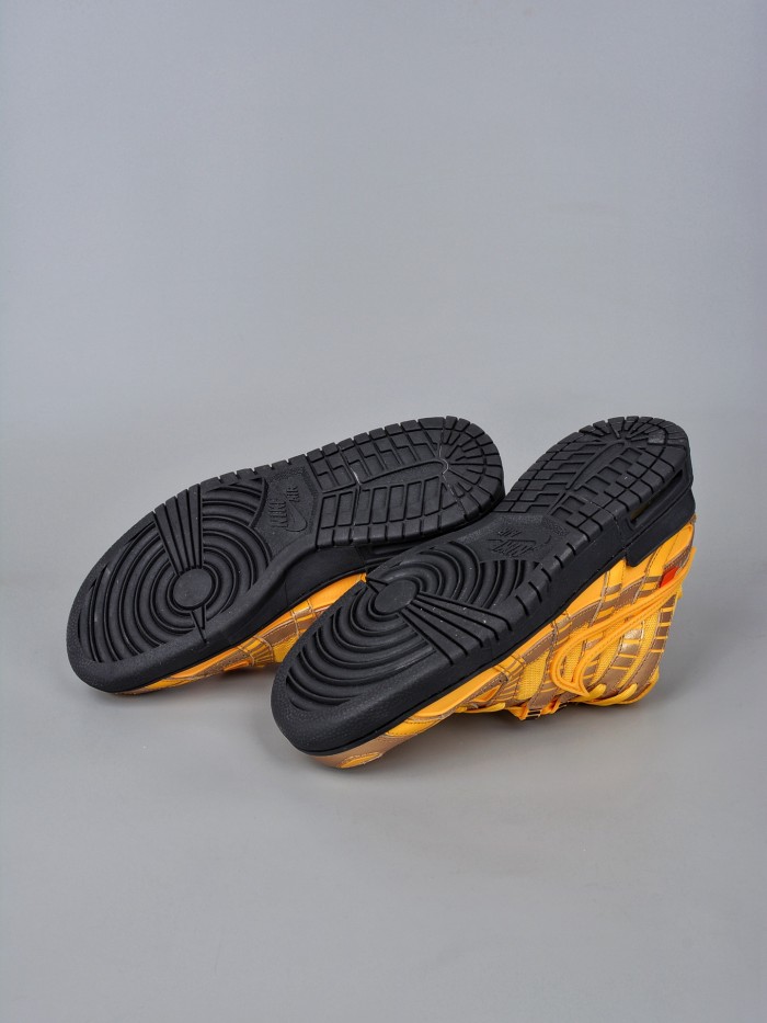 Nike Air Rubber Dunk Off-White University Gold