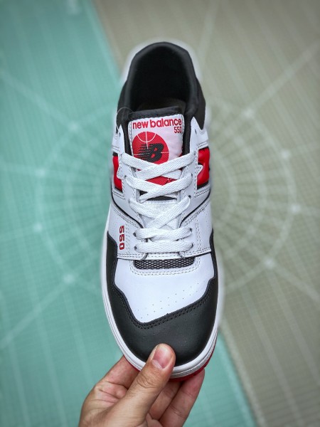 New Balance 550 White Red Black