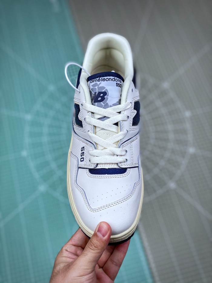 New Balance 550 Aime Leon Dore White Navy