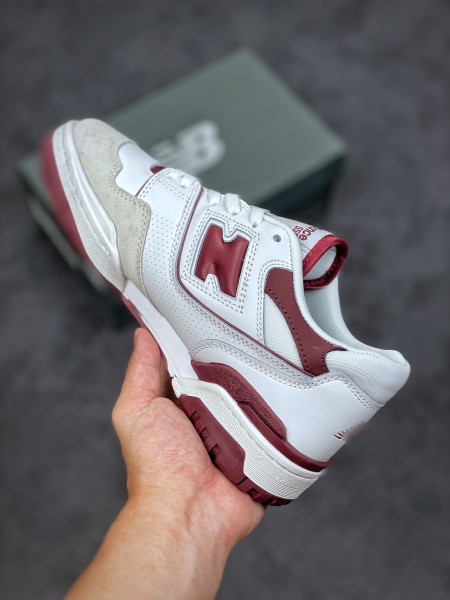 New Balance 550 Sea Salt Burgundy