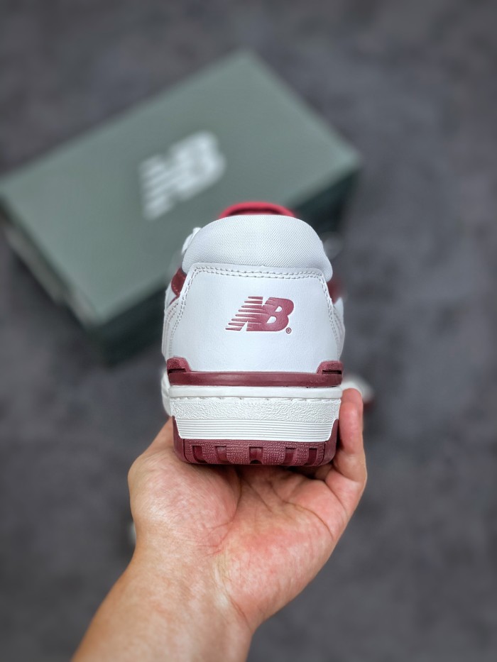 New Balance 550 Sea Salt Burgundy