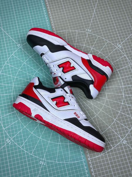 New Balance 550 White Red Black