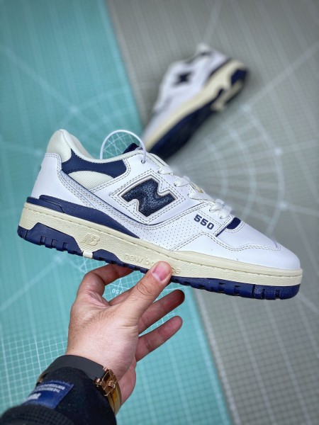 New Balance 550 Aime Leon Dore White Navy