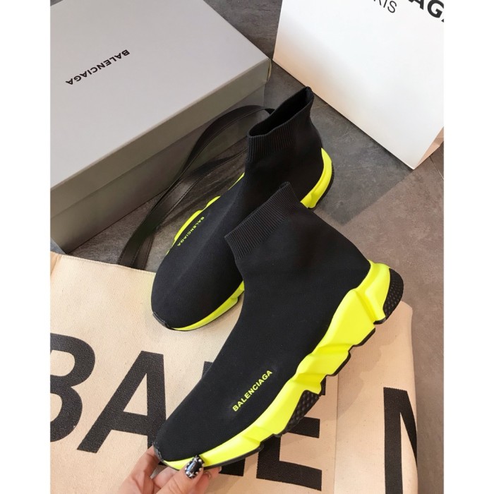 Balenciaga Speed Trainer Black Yellow