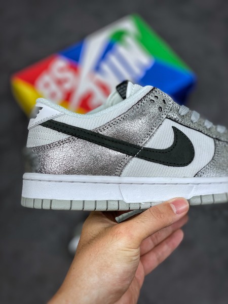 Nike Dunk Low Golden Gals Metallic Silver (W)