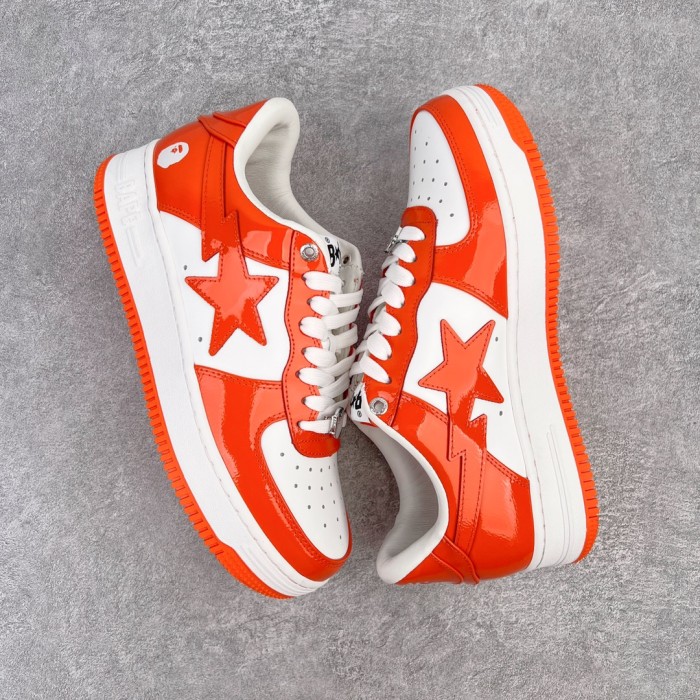 A Bathing Ape Bape Sta Low Orange