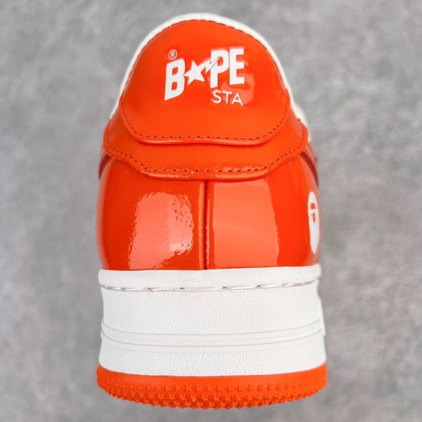 A Bathing Ape Bape Sta Low Orange
