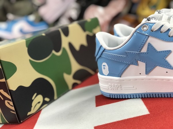 A Bathing Ape Bape Sta Low Blue