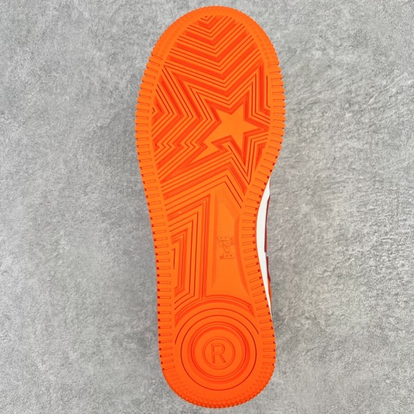 A Bathing Ape Bape Sta Low Orange
