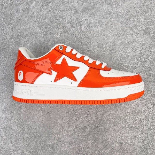 A Bathing Ape Bape Sta Low Orange