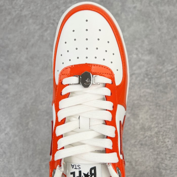 A Bathing Ape Bape Sta Low Orange
