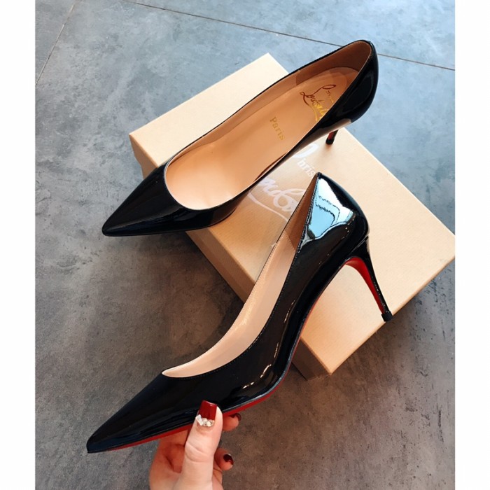 Christian Louboutin High Heels Women's Black 3140495BK01 10 CM