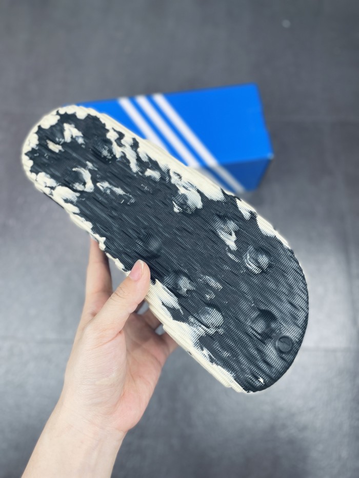 adidas Adilette 22 Slides Black Grey