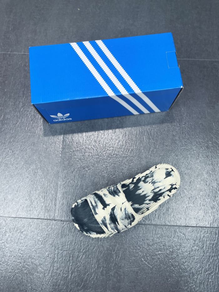 adidas Adilette 22 Slides Black Grey