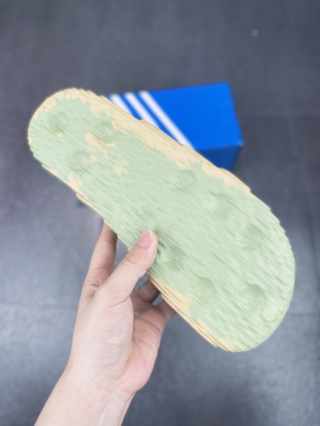 adidas Adilette 22 Slides Magic Lime St Desert Sand