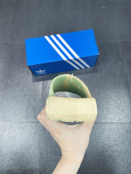 adidas Adilette 22 Slides Magic Lime St Desert Sand