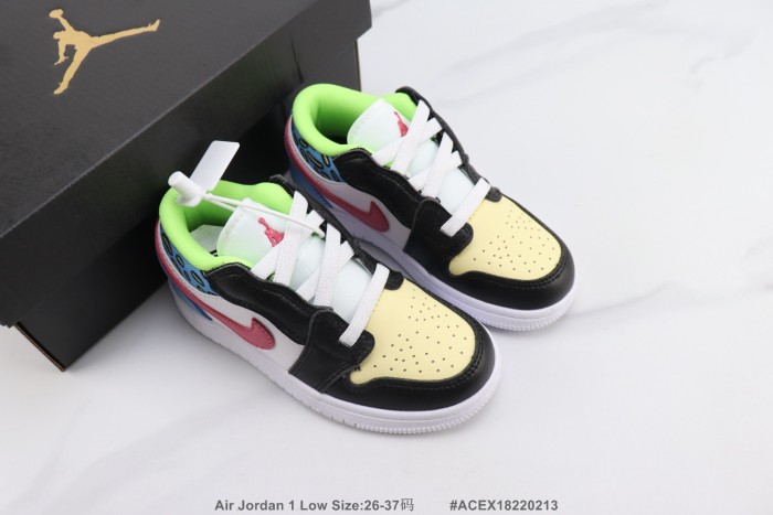 Kids NK jordan 1 low shoes 5