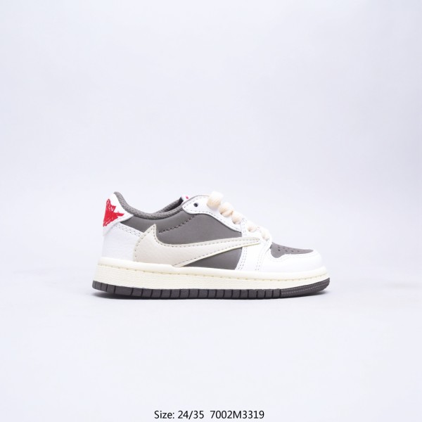 Kids NK jordan 1 low shoes 5
