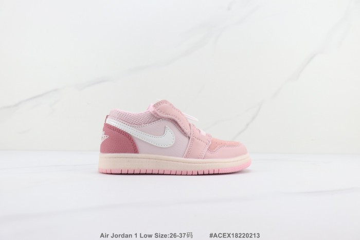 Kids NK jordan 1 low shoes 5