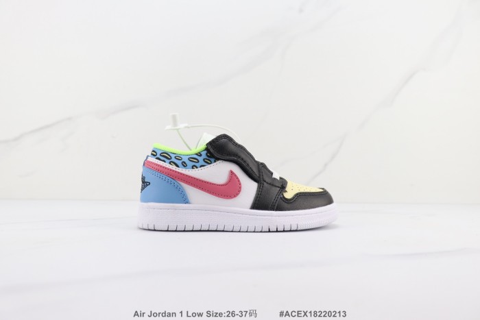 Kids NK jordan 1 low shoes 5