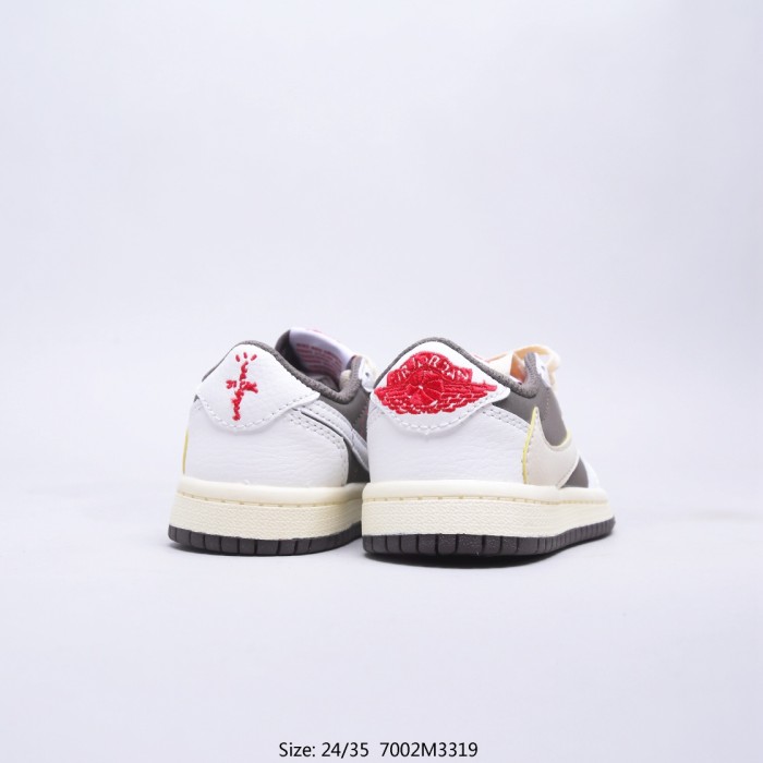 Kids NK jordan 1 low shoes 5