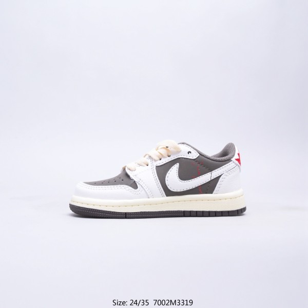 Kids NK jordan 1 low shoes 5