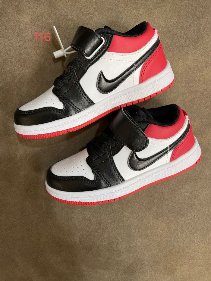 Kids NK jordan 1 low shoes 5