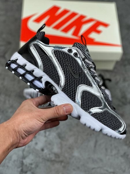 Nike Air Zoom Spiridon Cage 2 Stussy Pure Platinum