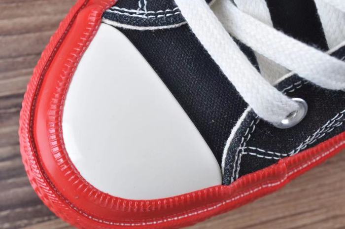 Converse Chuck Taylor All-Star 70 Hi Comme des Garcons PLAY Black Red Midsole