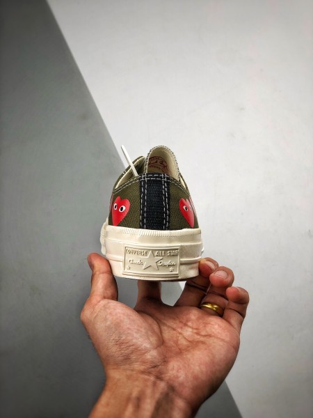 Converse Chuck Taylor All-Star 70 Ox Comme des Garcons Multi Heart Green