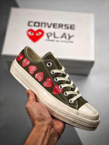 Converse Chuck Taylor All-Star 70 Ox Comme des Garcons Multi Heart Green
