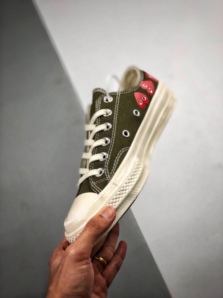 Converse Chuck Taylor All-Star 70 Ox Comme des Garcons Multi Heart Green