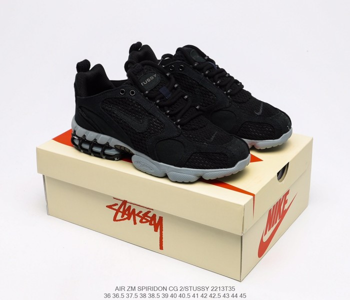 Nike Air Zoom Spiridon Cage 2 Stussy Black
